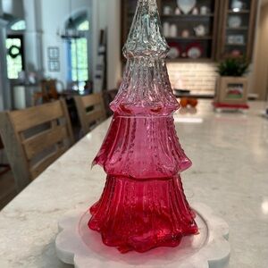 Glass Holiday Tree